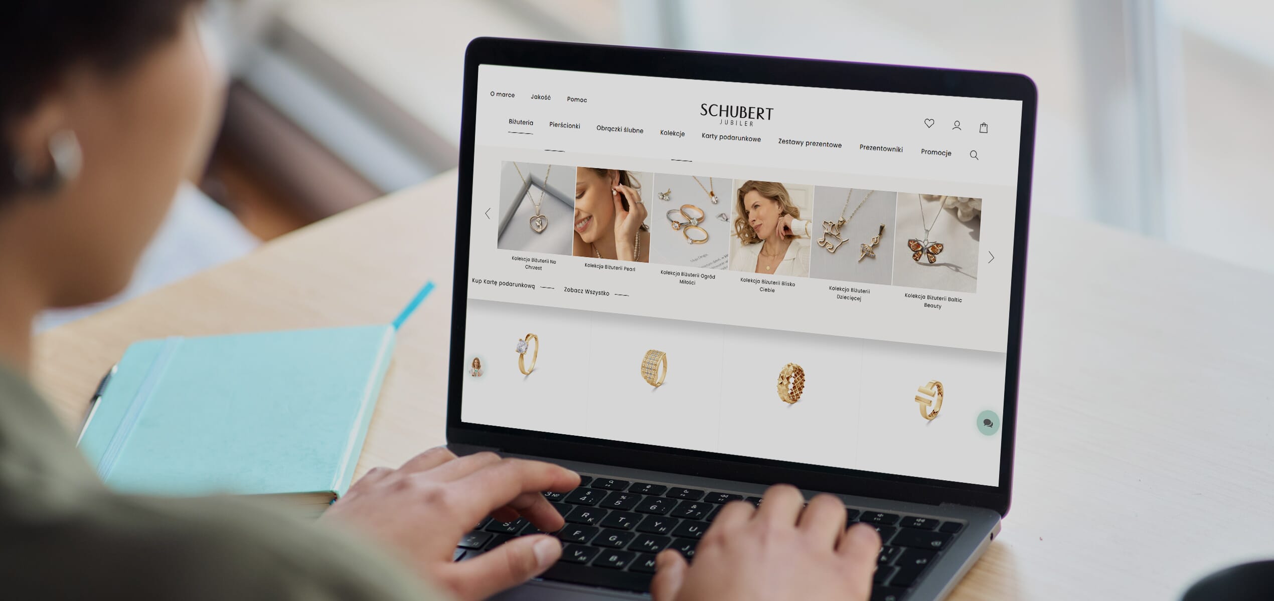 zdjecie  strony na laptopie