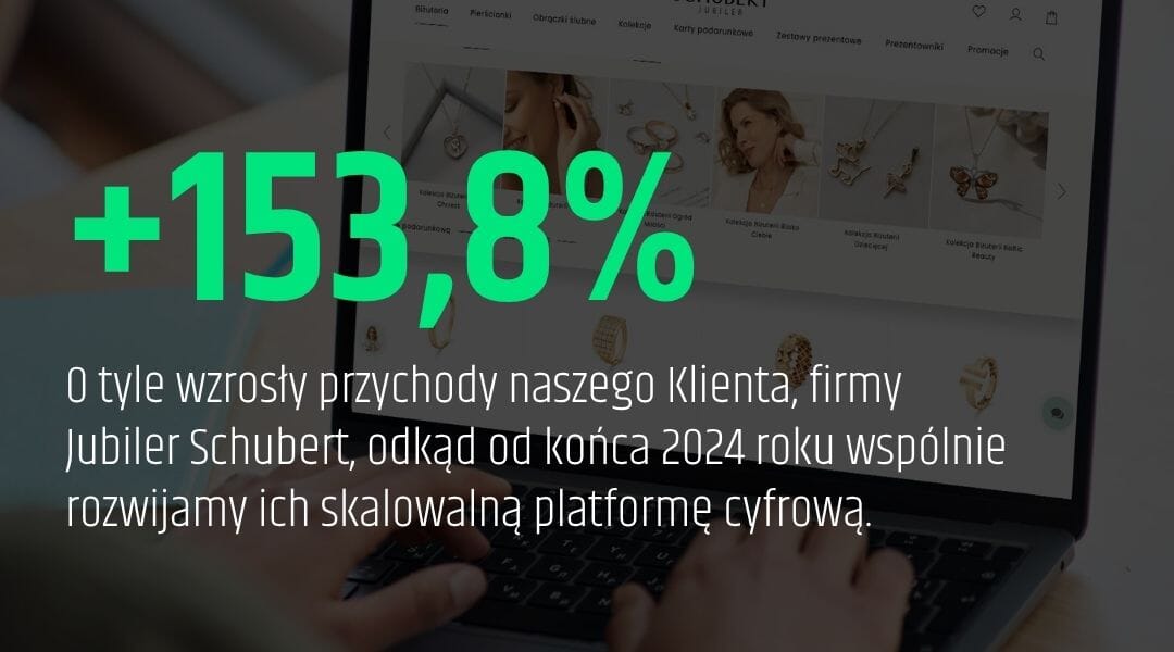 przychody Jubiler Schubert wzrosły o 153,8% 