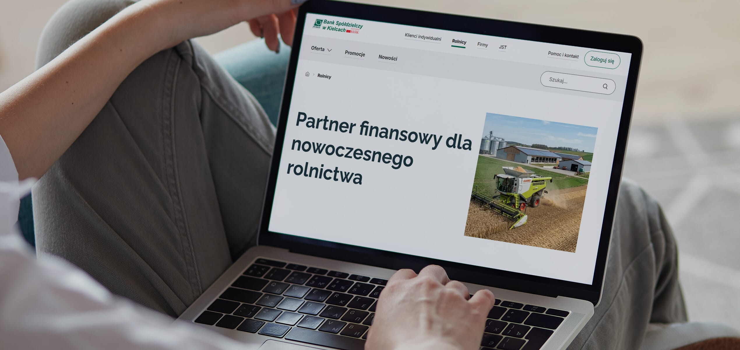 Nowy portal banku spółdzielczego w Kielcach