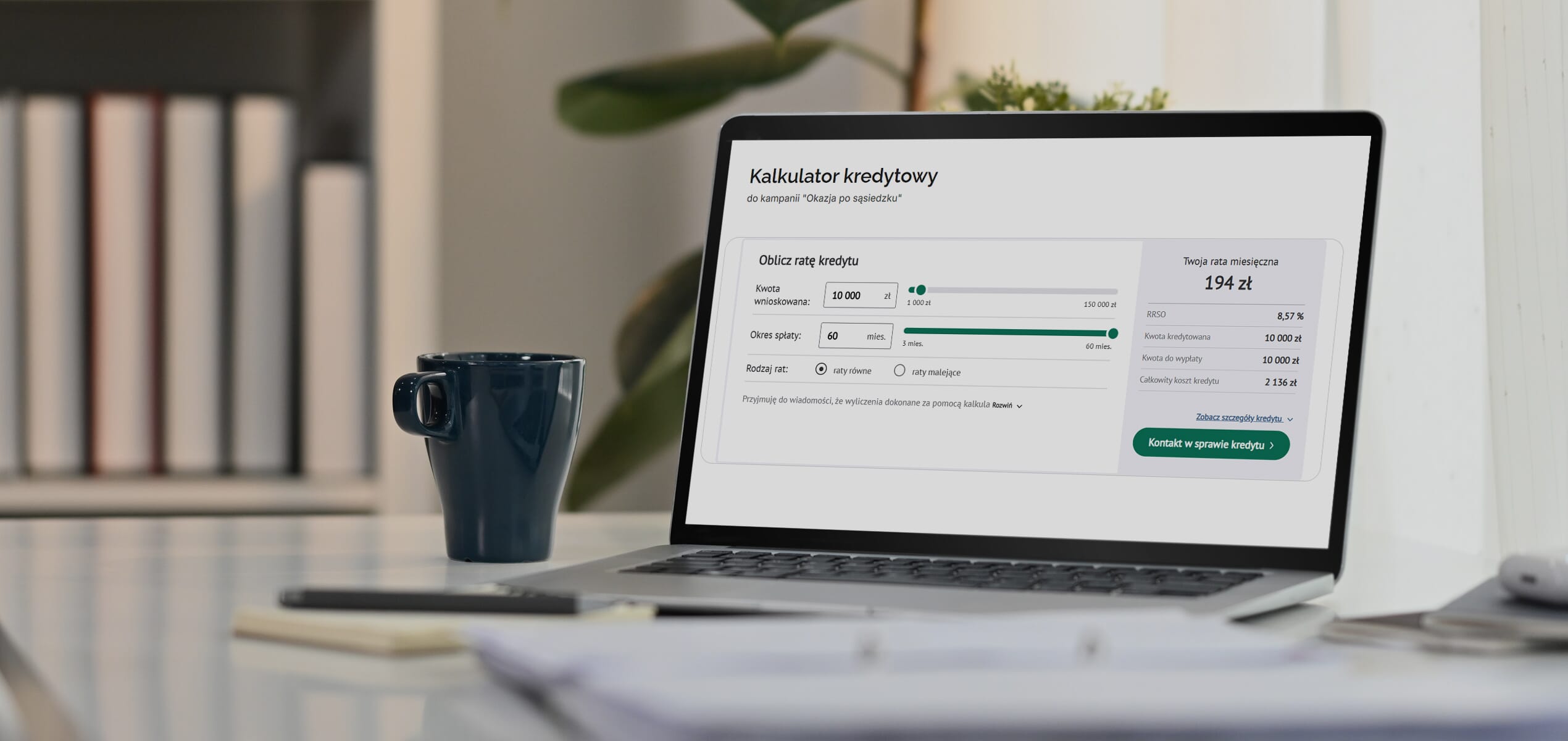 Nowy portal banku spółdzielczego w Kielcach