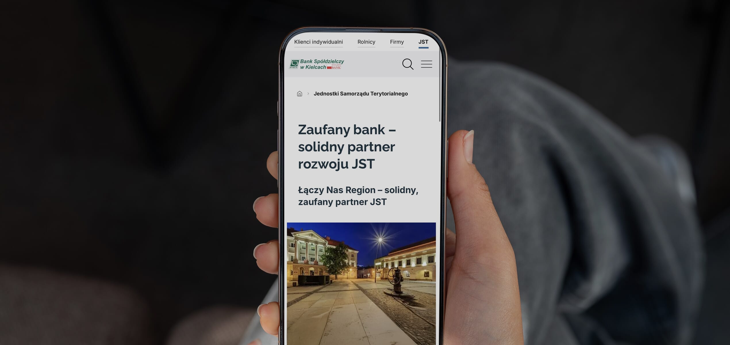 Nowy portal banku spółdzielczego w Kielcach